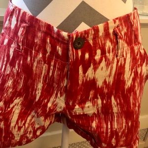 Bright Coral Casual Short